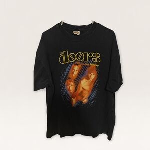 Hanes Black The Doors Graphic Tee